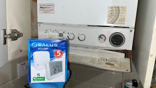 Salus Thermostat Installation In 10 Mins  Baxi Main Eco Elite [upl. by Horsey]