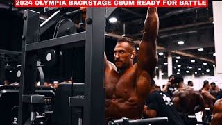 Cbum at Mr Olympia 2024 Back Stage Pumping amp Ready For Battle Mr Olympia 2024 Classic Physique [upl. by Barnabe]