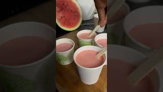 Milkbased watermelon popsicles 💥🍉shorts sabin guppy trending malayalam watermelon popsicle [upl. by Suchta]