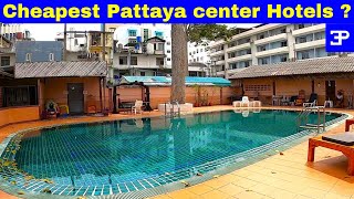 Pattaya Thailand showing you guys 4 Cheap City Center Hotels [upl. by Anselmo392]