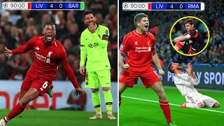 10 Times Liverpool Destroyed Big Teams in the Champions League [upl. by Rolando]