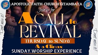 Apostolic faith church GitambayaPOWERFULL REVIVAL THURSDAY [upl. by Adyl]