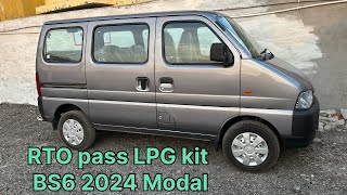 Maruthi Eeco 2024 Modal BS6 RTO pass LPG kit fitting full videomaruti eecoMRINDIANHACKER [upl. by Eedrahc]