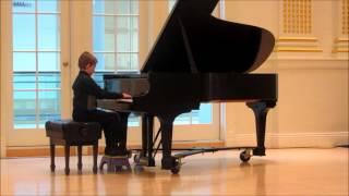 10 Year Old Caleb Performs Sparks by Moszkowski Made famous by Horowitz [upl. by Bettencourt]