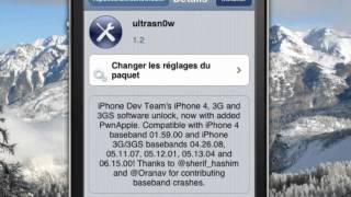 Redsn0w  Jailbreak  Désimlock iPhone 3G3GS Baseband 0514  0515 [upl. by Anrym]