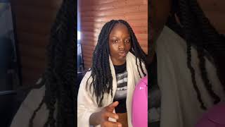 DIY Invisible locs over real locs locs hairtutorial diy tutorials loctutorial invisiblelocs [upl. by Burg]