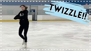 How To Do A Twizzle  Figure Skating Tutorial [upl. by Seen]