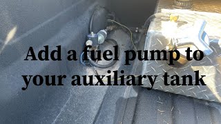 RDS auxiliary tank installation supplemental [upl. by Englis]