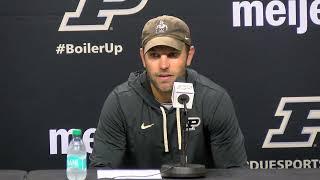 Graham Harrells final ever press conference as Purdue’s offensive coordinator 9232024 [upl. by Anytsirhc]