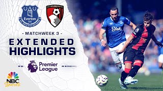 Everton v Bournemouth  PREMIER LEAGUE HIGHLIGHTS  8312024  NBC Sports [upl. by Medarda154]