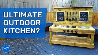 How to Build an Outdoor Kitchen  DIY Woodworking [upl. by Yltnerb]