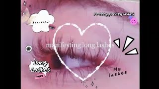 long lashes subliminal 🌷《FAST RESULT》 [upl. by Adleme167]