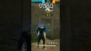 1 VS 4 🤯 FREE FIRE MAX 🔥 NEW VIDEO 📸 freefire trending shorts gaming freefiremax viralshort [upl. by Toille]