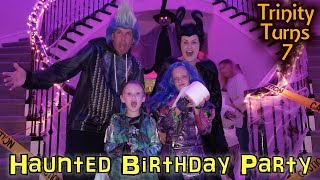 Trinitys 7th Birthday Huge Halloween Party amp Haunted House [upl. by Aveline]