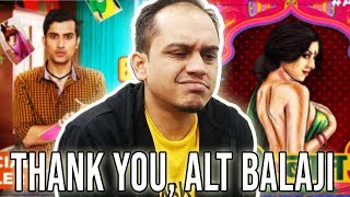 ALT BALAJI  VIRGIN BHASKAR AUR GANDI BAAT 3 TRAILER REVIEW [upl. by Inahpets]