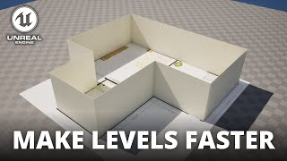 How to Blockout FASTER with these Unreal Engine 5 BUILTIN Tools [upl. by Lesslie]