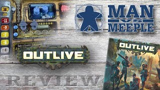 Outlive La Boîte de Jeu Review by Man Vs Meeple [upl. by Galloway]