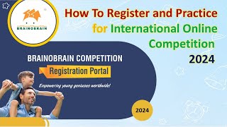 How to Register amp Practice for BOB International Online Competition 2024 [upl. by Witte]