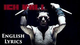 RAMMSTEIN quotIch Willquot English Lyrics HD [upl. by Eural]