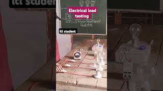 How to test electrical load ytshorts iti electrician trade practical experiment physics [upl. by Kiernan246]