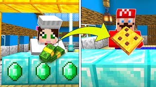 Minecraft PIZZA RESTAURANT TYCOON BUILD THE BEST PIZZA PLACE MiniGame [upl. by Mathias]