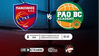 Live Streaming Πανιώνιος  Παναθηναϊκός 5079  10ο Meropis International Basketball Tournament U16 [upl. by Rats]