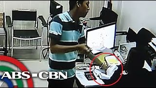 Salisi modus sa opisina sa Ortigas sapul sa CCTV [upl. by Nadya]