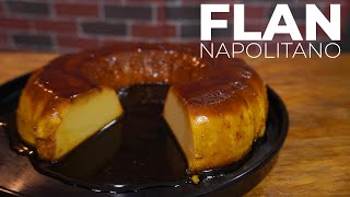 🔥 Cómo hacer FLAN NAPOLITANO a baño maría  receta paso a paso  FonQui [upl. by Aeslek296]