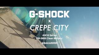 GSHOCK x Crepe City Clean Military DW5600M [upl. by Trenna]