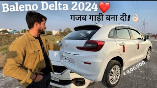 Baleno Delta 2024 Ownership Review ❤️ 2024 baleno delta 👌🏻 Most VFM Car  ₹9 Lakh ✅ [upl. by Relyk433]