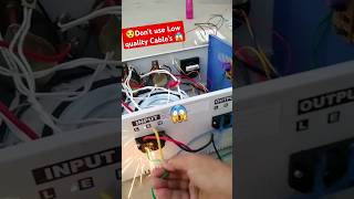 5KVA Stabilizer connect with main house wiring amp solar battery inverter shorts [upl. by Brose]