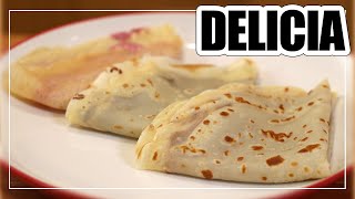 Cómo hacer CREPES CASEROS  PANQUEQUES Finos y Tiernos [upl. by Delores]