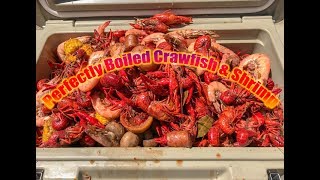 HOW TO BOIL PERFECT CRAWFISH amp SHRIMP SIMULTANEOUSLY [upl. by Atik]