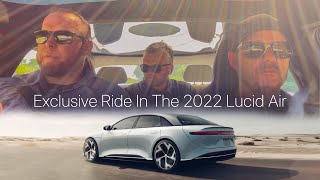 CCIV Lucid Motors Exclusive ride in Lucid Air  Interview with Derek Jenkins Senior VP of Design [upl. by Elorak]