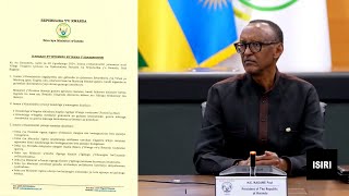 BITUNGURANYE HE Kagame mu nama ahinduye aba minisitiri ahindura RBA ashyiraho abayobozi bashya [upl. by Yarod]