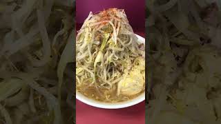 【ラーメン二郎 ひばりヶ丘駅前店】japanjapantravel tokyojapanesefoodramen ＃旅行＃ラーメン＃東京＃食べ歩き＃ラーメン二郎＃ひばりヶ丘二郎 [upl. by Araj]