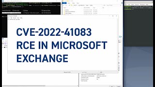 CVE202241082 Demonstrating RCE in Microsoft Exchange [upl. by Eyahc]