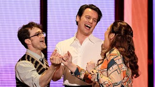 Jonathan Groff reacts to winning the TONY [upl. by Auqinom]