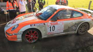 Rallye Beuzeville 2013  Départ ES5 Porsche 997 [upl. by Battista]