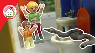 Playmobil Film deutsch  Schlange auf dem Klo   Geschichte für Kinder von Familie Hauser [upl. by Osbourne]