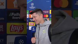 ROBERT LEWANDOWSKI MÓWI W CZTERECH JĘZYKACH SHORT [upl. by Nniuq960]