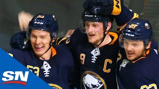 Jack Eichel Shows Skill Composure amp Finish On Goals Against Maple Leafs [upl. by Puglia458]