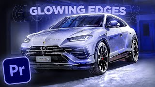 How To Create The SWEEPING GLOWING EDGES effect in Premiere Pro 2023  Adobe Premiere Pro tutorial [upl. by Enalda]