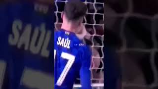 Saul Niguez Chelsea Goal  football soccer chelsea [upl. by Koslo227]