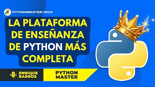 PYTHONMASTERTECH Academia gratuita para aprender todo sobre Python [upl. by Nwahser]