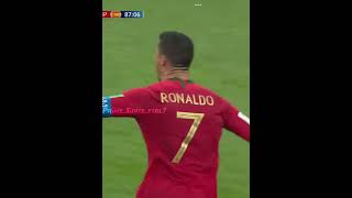 Ronaldo goal vs spain ☠️ [upl. by Ahseekal57]