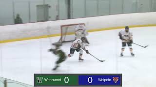 Walpole Girls Varsity Hockey vs Westwood [upl. by Esilehs608]