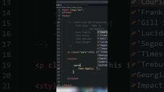 CSS font family Property  Font Family property in CSS [upl. by Bryna]