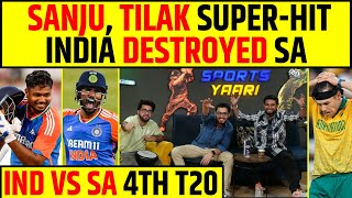 🔴INDIA vs SA SANJU SAMSON TILAK VERMA DESTROYED SOUTH AFRICA IN THEIR OWN BACKYARD [upl. by Alistair]