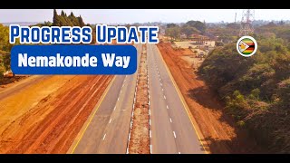 NEW 4 LANE ROAD Reconstruction Nemakonde Way HARARE Zimbabwe [upl. by Lais950]